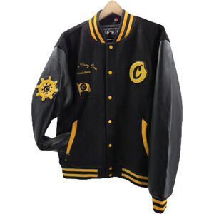 NWT Cookies SF Crusaders Letterman Jacket Black XL